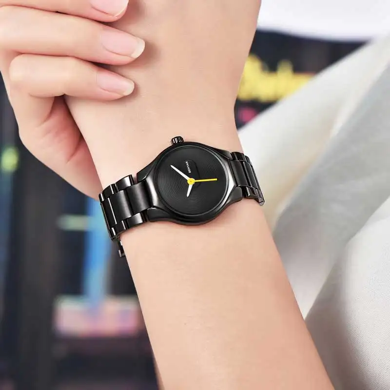 

BENYAR Women's Watch Casual Fashion Brand Luxury Couple Watch Waterproof Sports Stainless Steel Elegant Clock Relogio Masculin