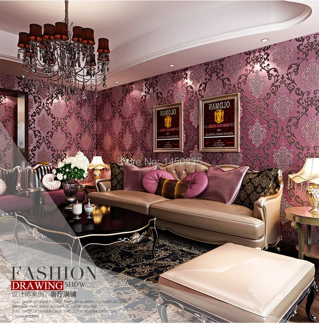 Luxus Moderne 3D Embosswed Hintergrundbild Für Wohnzimmer Rosa Blau ... Luxus Moderne 3D Embosswed Hintergrundbild Für Wohnzimmer Rosa Blau ...