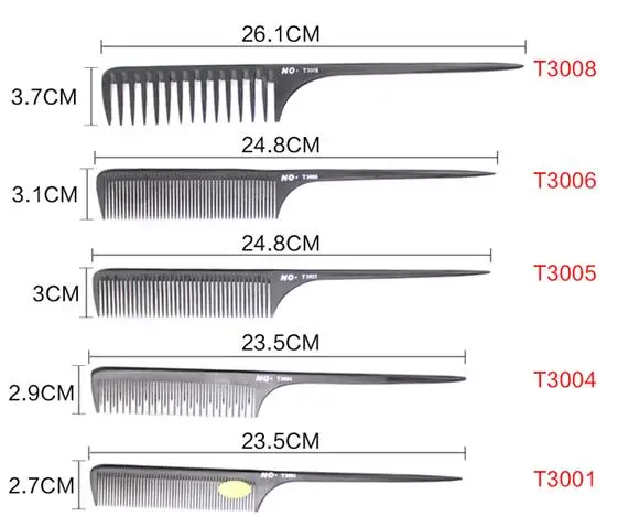 2pcs professional hair comb tail barber comb black hair comb dt diatool 2pcs pk 38mm dry vacuum brazed diamond drill core bits cerami tile hole saw professional drilling bits m14 thread