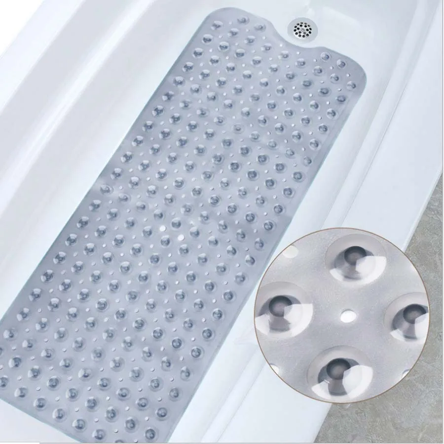 Модные душ, Ванна ковер безопасности Нескользящие коврики для ванной поставка удлиненные противоскользящие, для ванной душевая кабина Ванна 40x100 см - Цвет: E