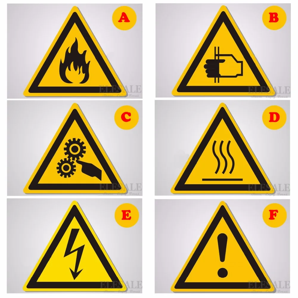 2PCS Danger High Voltage Electric Warning Safety Label Sign Decal Sticker TO