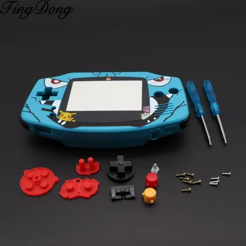 

TingDong Cartoon Limited Edition Full Housing Shell replacement for Nintendo Gameboy Advance for GBA Game Console Cover Case