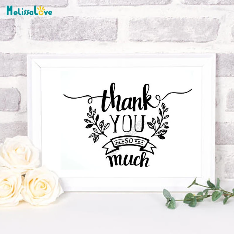 New Design Wedding Sticker Thank You So Much Reception Sign Thank Phrase Quotes Decal Party Decor Living Room B634 Wall Stickers Aliexpress New Design Wedding Sticker Thank You So Much Reception Sign Thank Phrase Quotes Decal Party Decor Living Room B634 Wall Stickers Aliexpress