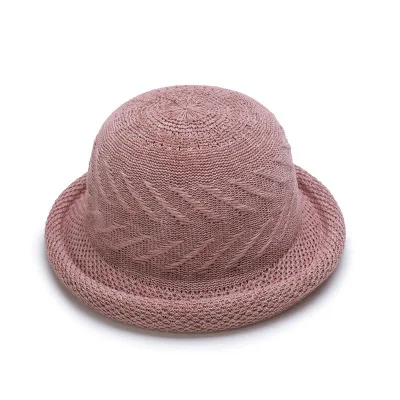 New autumn and winter section fedoras hat fashion ladies accessories barrel hat fedoras for women pot cap free shipping - Цвет: 5