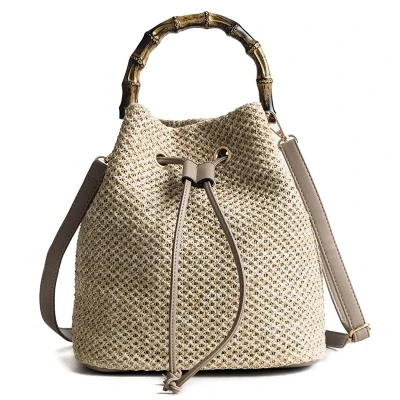 women's straw tote bags
