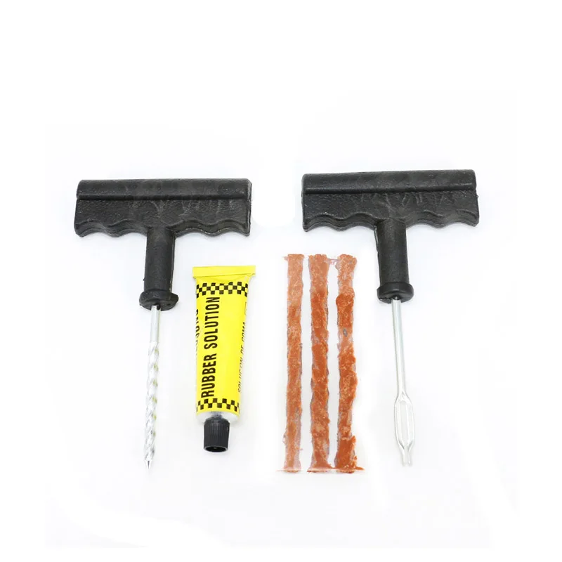 

Car Tire Repair Kit 6-Piece Repair Tool Set Car Motorcycle Battery Car Tire Repair Tool Puncture Plug