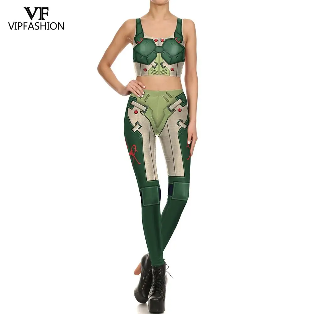 

VIP FASHION 2019 Latest Women Pants 3D Printed Cool Pattern Legging Workout Fitness Sports Leggings For Ladies