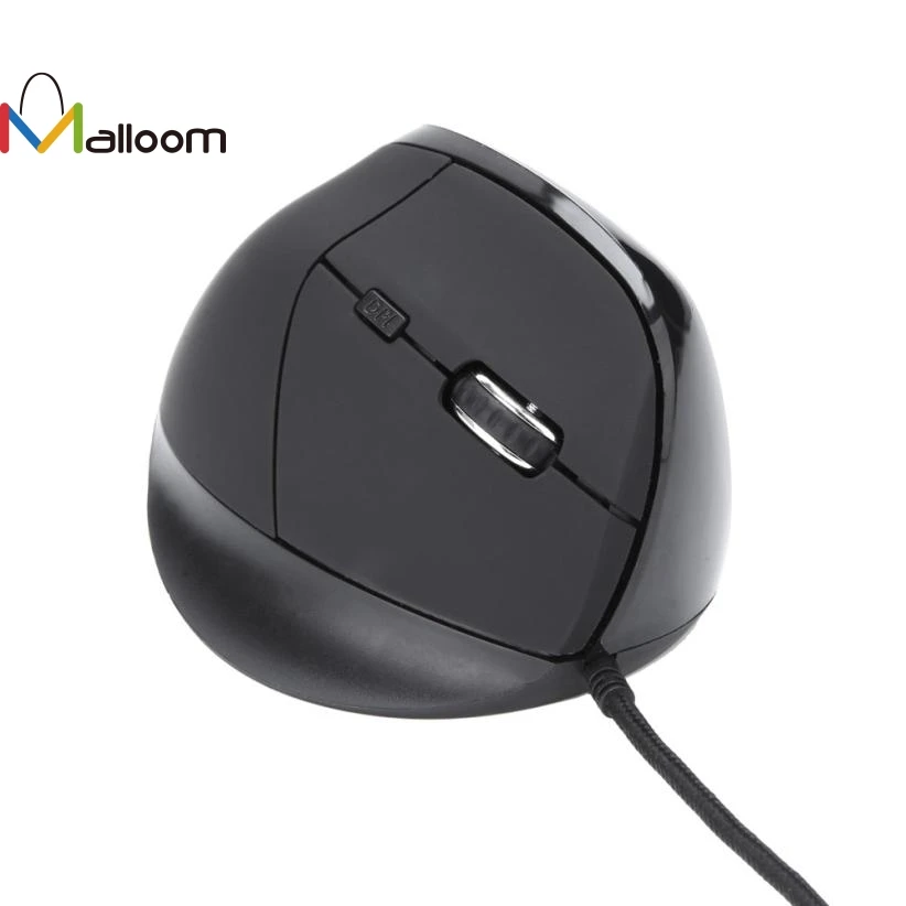 Malloom игровая мышь USB стиль 6 клавиш USB Проводная вертикальная мышь игровой dpi светодиодный световой индикатор мышь для ноутбука
