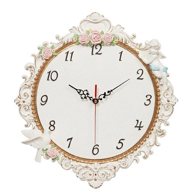 

Casa Shabby Chic Jam Dinding Murale Reloje Klokken Wandklokken Zegar Reloj Pared Horloge Mural Relogio De Parede Saat Wall Clock