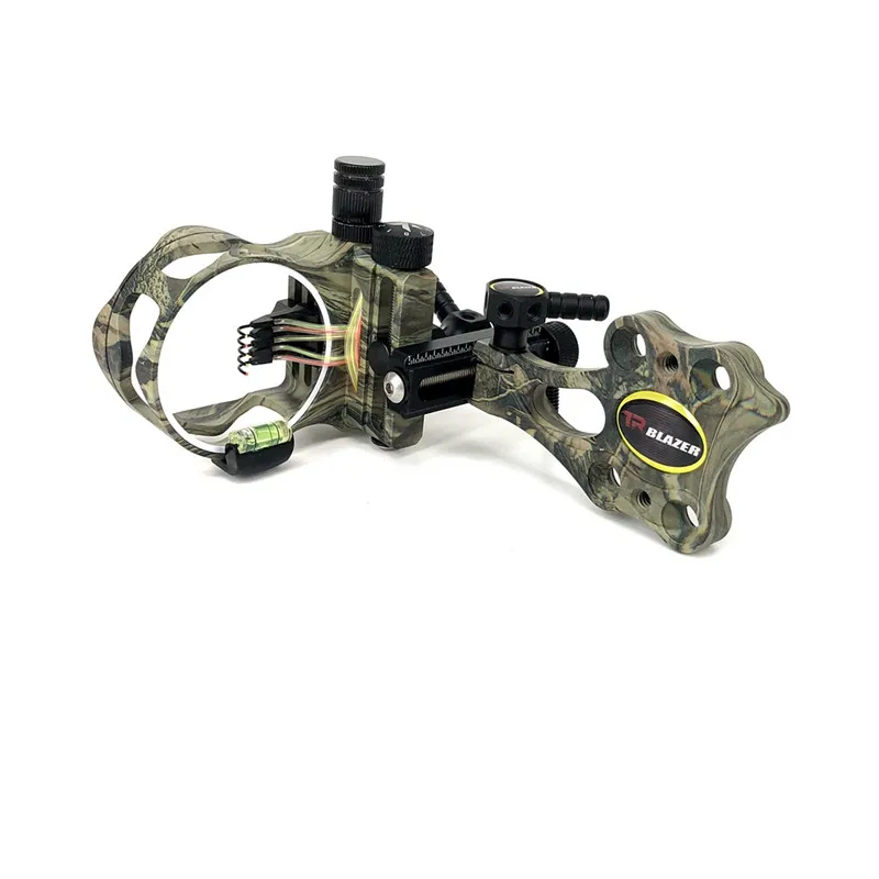 

Archery Hunting Compound Bow Sight 5 Pin Micro Adjustable With Stainless Steel Tube Pin Right Hand CNC Machining
