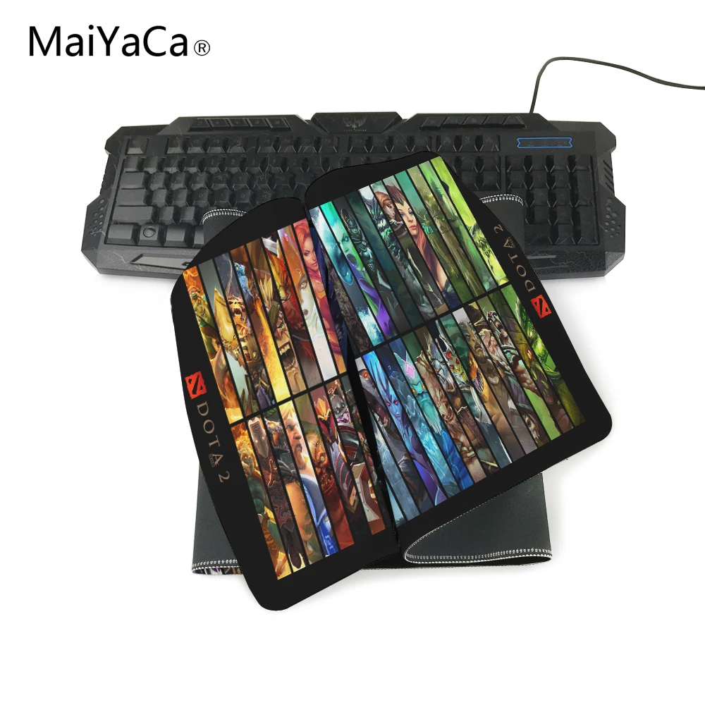  MaiYaCa Hot DOTA 2 Online Super Large Mouse Pad 900*300*2mm and 700*300*2mm With Locking Edge For d