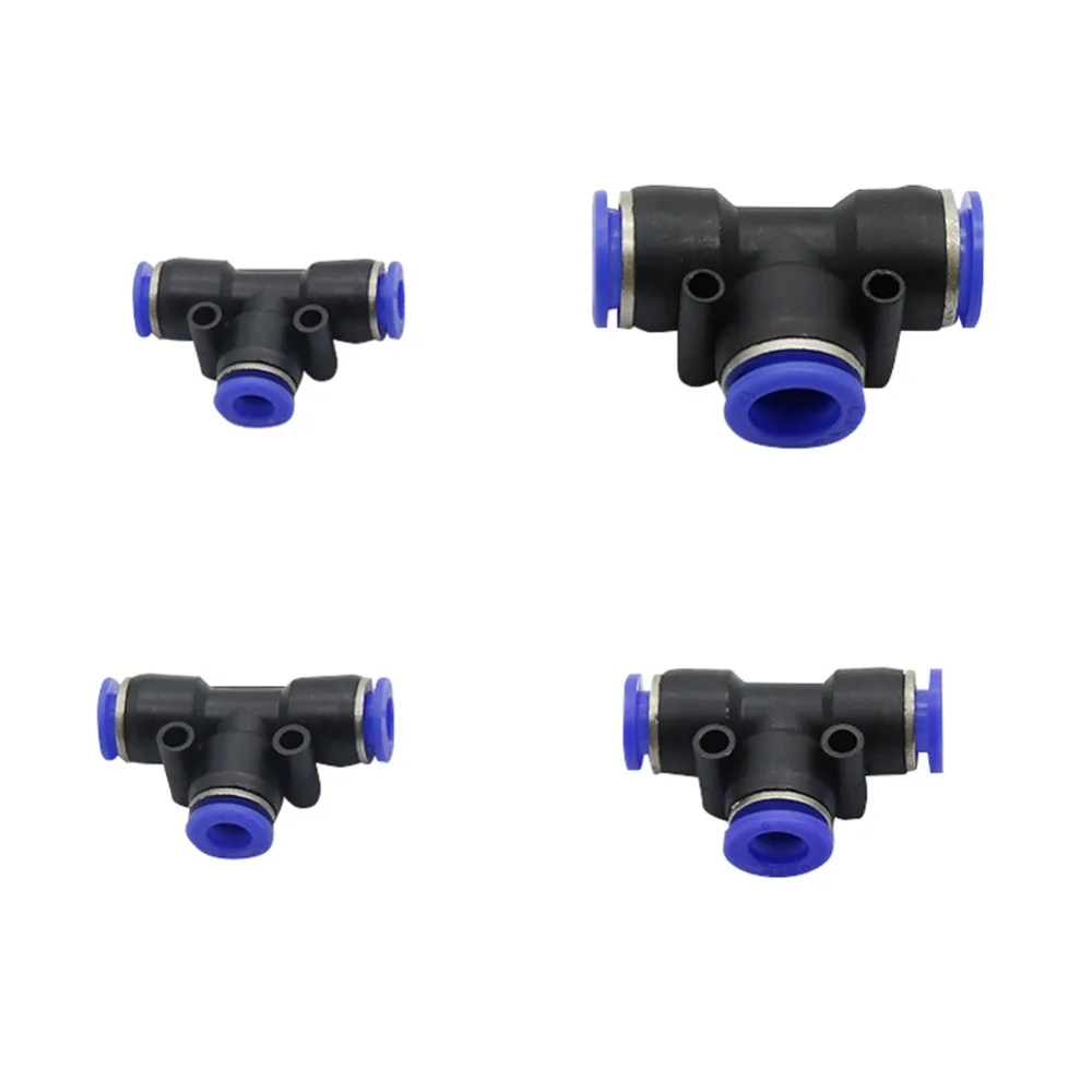 5 шт. 6/8/10/12 мм Тройник для орошения в саду быстрое соединение Пневматическое соединение Система охлаждения спрей Адаптер для воды