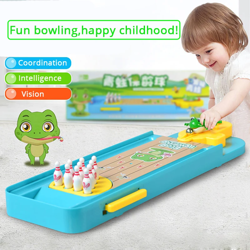 Мини настольная игра Боулинг детская игрушка весело Крытый родитель ребенок