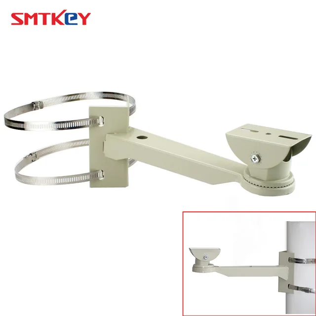 Smtkey Universal Surveillance Pole Mounting Bracket For Cctv Camera
