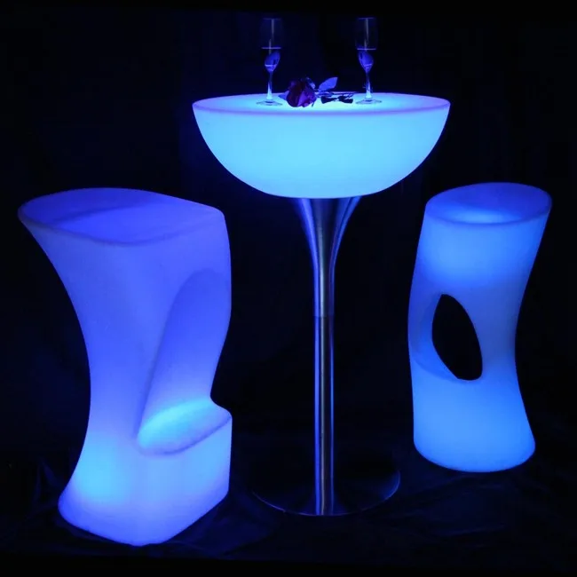 Home Garden Outdoor LED Bar Tables Fashion LED Decoration iluminouse Waterproof Table Lighting SK-LF20 (D91*H108cm) 2pcs/Lot