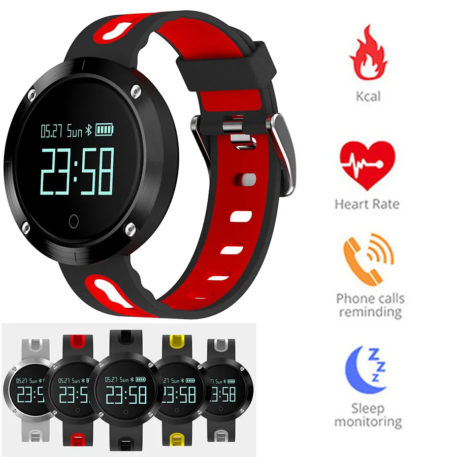 

Timewolf Bluetooth Smart Watch Men Women Blood Pressure Monitor Calories Pedometer IP 67 Waterproof Smart Watch For Android IOS