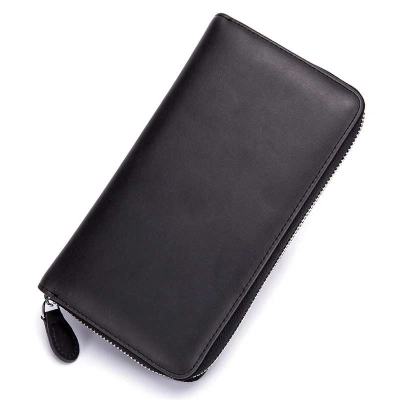 

New Arrivals RFID Protecting Bank Card Wallets 2018 Large Capacity Business Unisex Wallets Multi-Card Bit Men's Purse On Sales