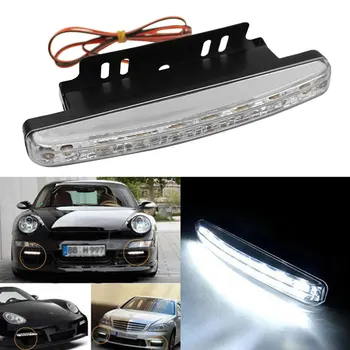 

2PCS/Set Car Light 8 LED DRL Car Auto Light Source Fog Driving Daylight Daytime Running Light LED White Head Lamp