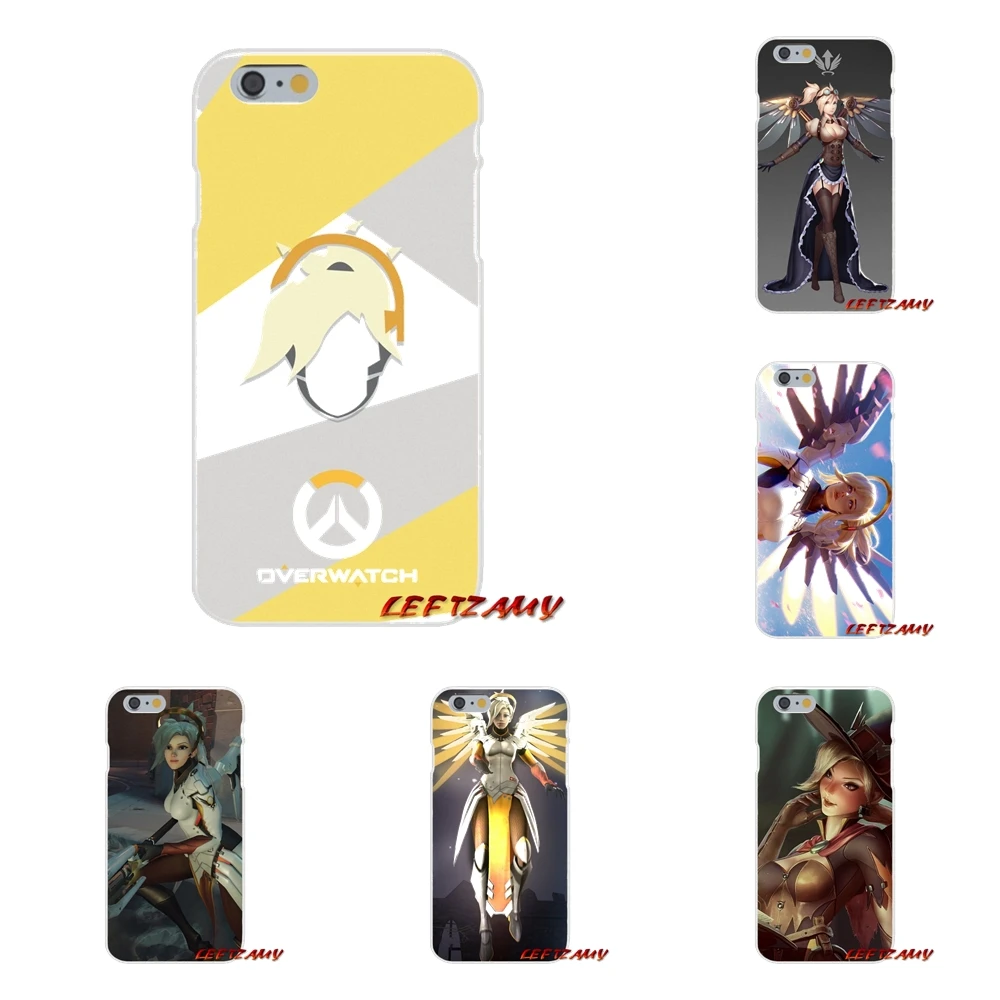 

For Xiaomi Redmi 3 3S 4A 5A Pro Mi4 Mi4C Mi5S Mi6X Mi Max2 Note 3 4 5A game Overwatch OW Mercy Accessories Phone Shell Covers