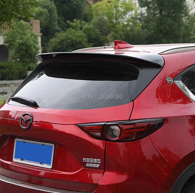 Для Mazda CX-5 CX5 ABS пластик Неокрашенный праймер цвет задний спойлер на крышу багажника крыло губы крышка багажника автозапчасти