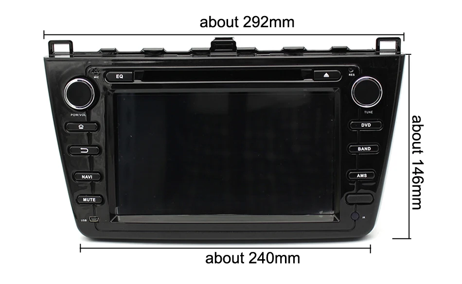 Flash Deal DSP Android 9.0 64GB ROM 8core Car DVD Player GPS Glonass Map RDS Radio wifi 4G Bluetooth 4.0 For MAZDA 6 Ultra Ruiyi 2008-2012 8