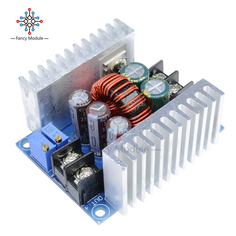300W 20A DC-DC Buck Converter Step Down Module Constant Current LED Driver Power Step Down Voltage Module Electrolytic Capacitor 300W 20A DC-DC Buck Converter Step Down Module Constant Current LED Driver Power Step Down Voltage Module Electrolytic Capacitor