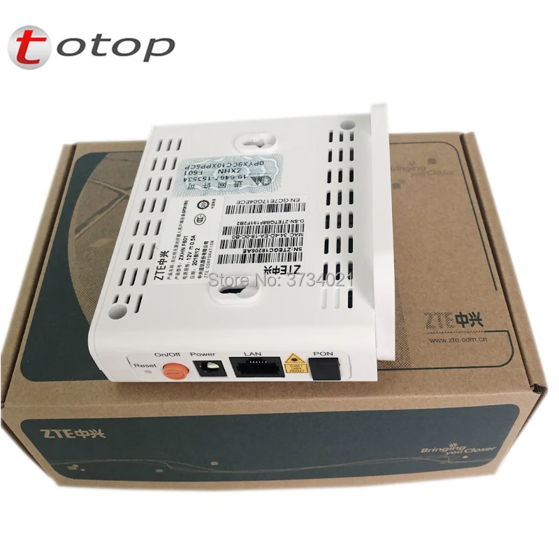 100% Оригинал ZTE GPON оптоволоконная сеть ont ZXA10 F601 терминал или FTTO ONU с 1GE Ethernet порт