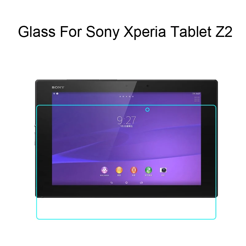 

9H Tempered Glass Screen Film For Sony Xperia Tablet Z2 Screen Cover Protector Screen Guard