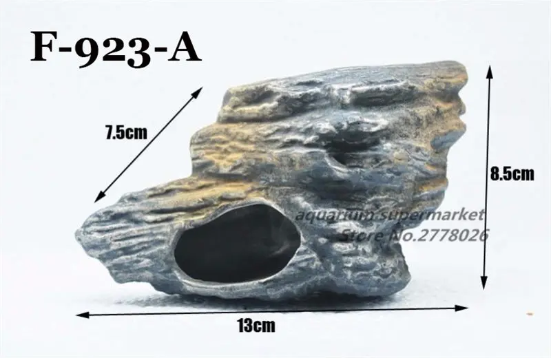 MF CICHLID камень керамический аквариум каменная пещера декор для аквариума аквариум - Цвет: F-923-A
