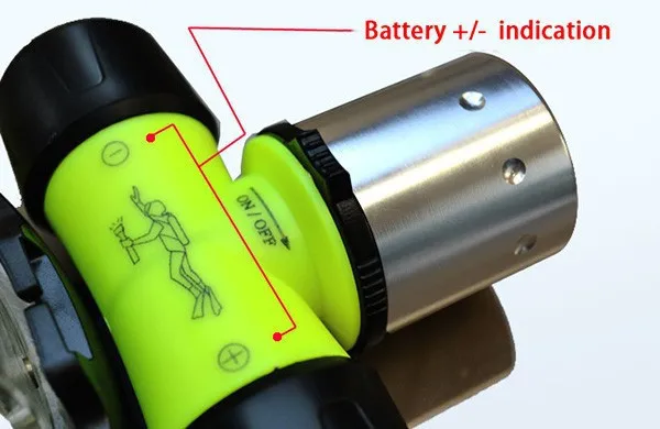 Водонепроницаемый CREE XM-L T6 1800 люмен подводный 60 м светодиодный фонарик для дайвинга подводного погружения фары фара dive головного света