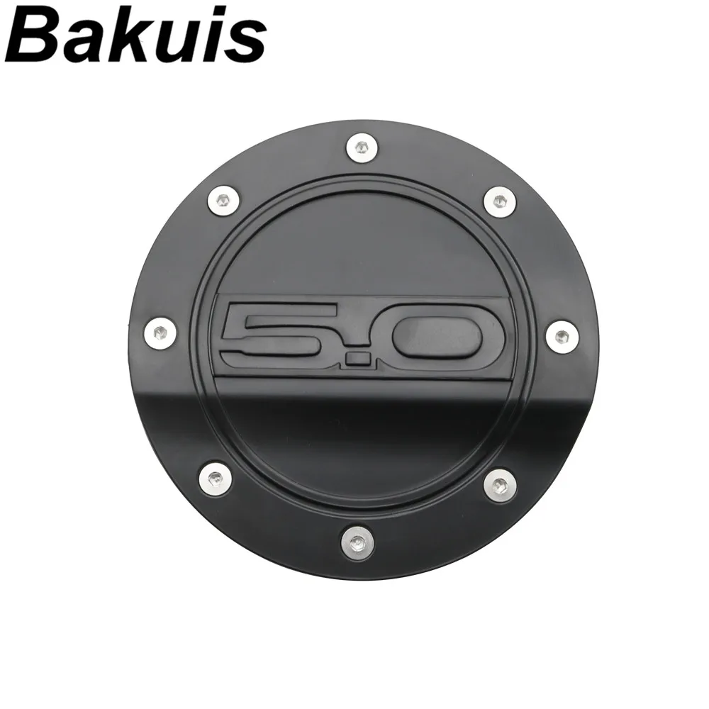 

For Ford Mustang GT 5.0 Car Fuel Filler Door Gas Cap Petro Cover Trim Automobile Aluminum Styling Mouldings Accessories Series