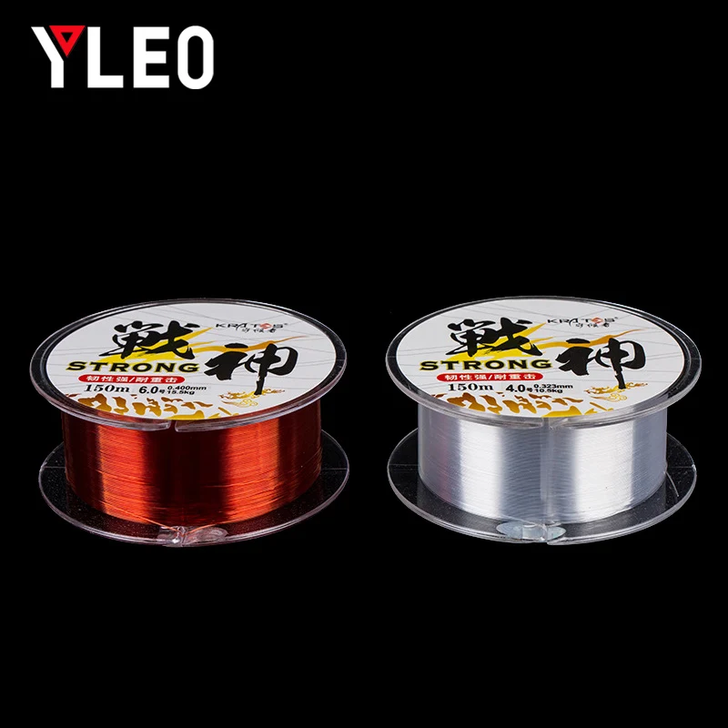 

YLEO Best Monofilament Nylon Fishing Line 150m Japan Material Fishing Accessories Fluorocarbon Coating Fishing Line