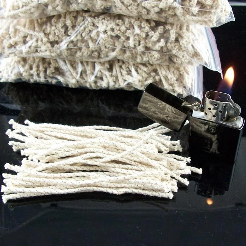 

30Pcs/Bag Copper Wire Cotton Core Wick For Kerosene Oil Lighter Accessories Petrol Lighter Fire Starter Replacement Bulk