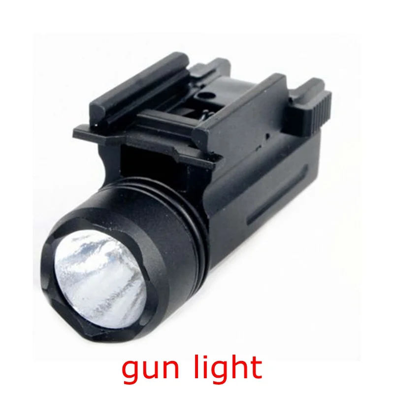 Лазерный прицел с красной точкой, тактический светодиодный фонарь, комбинированные охотничьи принадлежности для пистолета, Пистолетов Glock 17,19, 20,21, 22,23, 30,31, 32 - Цвет: Коричневый
