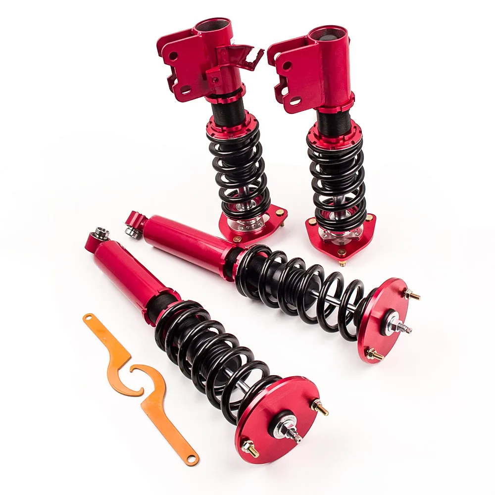 24 шага Adj. Демпфер койловеров для Nissan S14 Silvia 200SX 240SX Coilover стойки подвески пружины