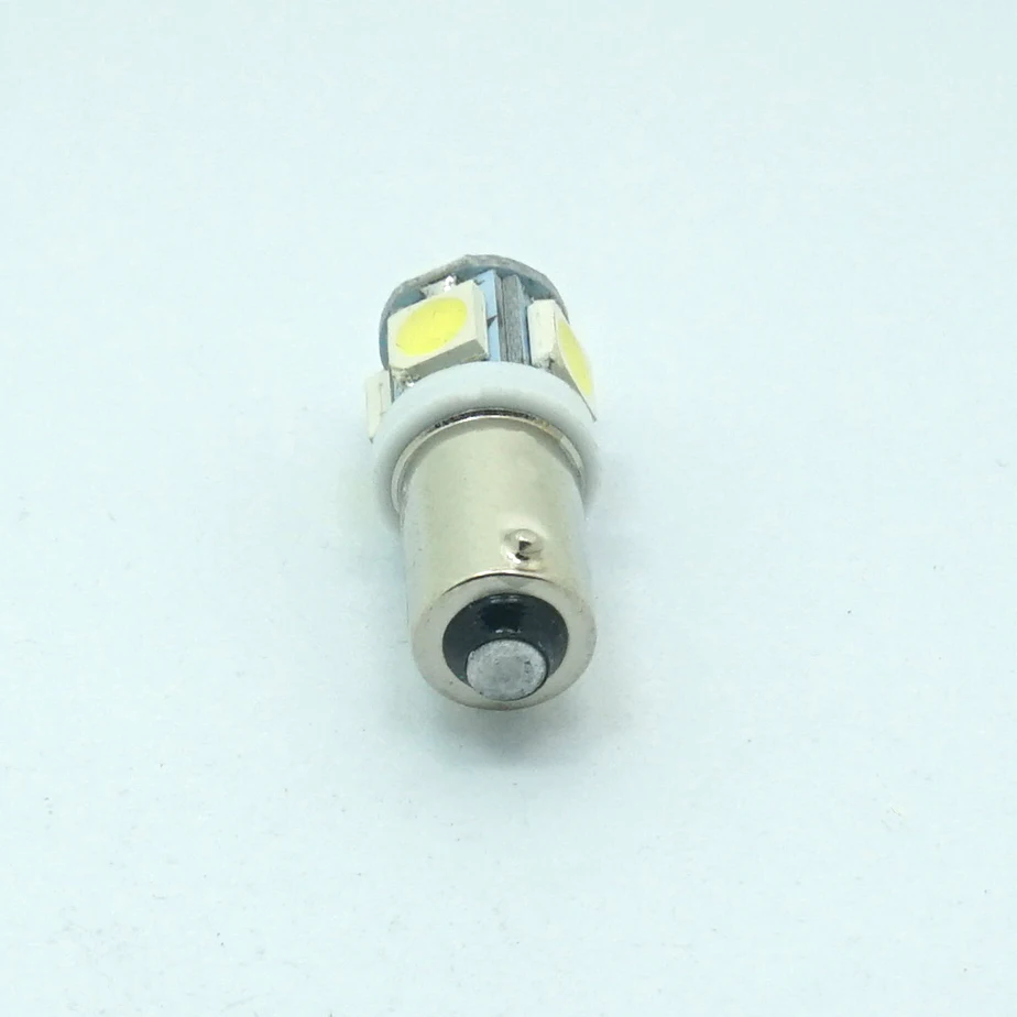 10 шт. автомобильные габаритные лампы Ba9s T4w 5050 SMD 5 светодиодный башенный 96 люмен Авто Клин маркер светильник светодиодный лампа DC12V