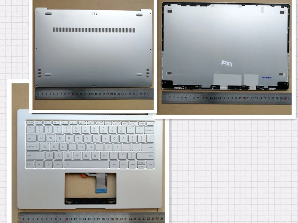Верхний чехол для ноутбука, задняя крышка с ЖК-дисплеем+ верхний чехол+ нижний чехол+ клавиатура, Упор для рук для xiaomi AIR 13,3"