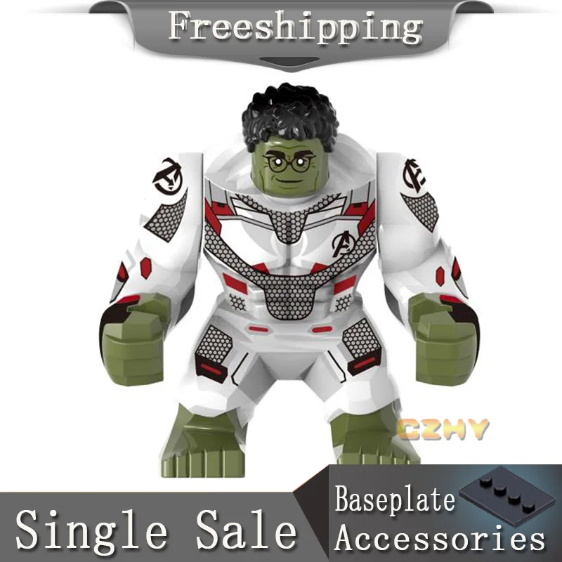 

Hulk Avengers 4 Endgame Marvel Figures Infinity Gauntlet Power Stones Ironman Gloves Blocks Toys for Children XH1254