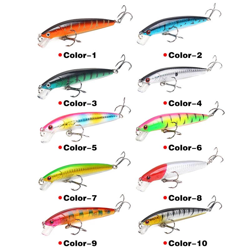 Fishing Lures Hard Bait Different Colors for Choose 100mm 7.5g Minnow Quality Professional Minnow Hard Fishing Lure Fishing Lures Hard Bait Different Colors for Choose 100mm 7.5g Minnow Quality Professional Minnow Hard Fishing Lure
