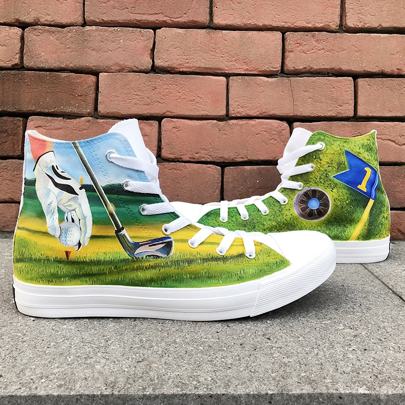 custom painted golf shoes