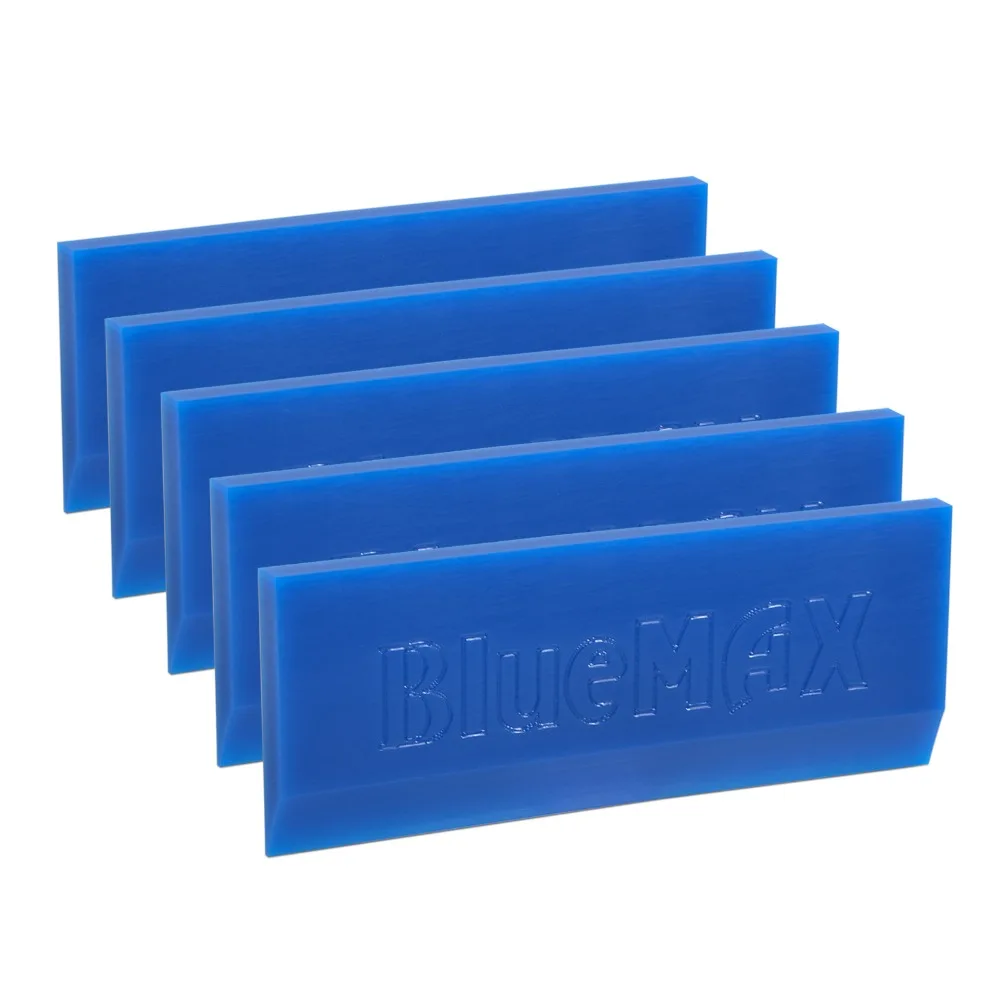 

EHDIS 5pcs Rubber Replacement Blade for Bluemax Ice Scraper Window Tint Squeegee Vinyl Car Wrap Tool Car Cleaning Water Wiper