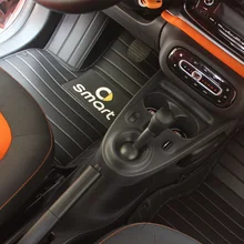 Smart 451 453 для двух автомобилей, коврик для педали, украшение автомобиля, коврик для автомобиля, анти-грязный коврик, автомобильные аксессуары, форма автомобиля для левой кабины