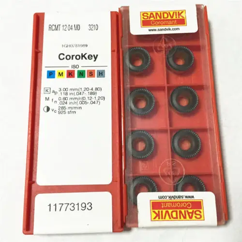 

10pcs RCMT1204M0-3210 Carbide Insert CNC Carbide Inserts Milling turning tools