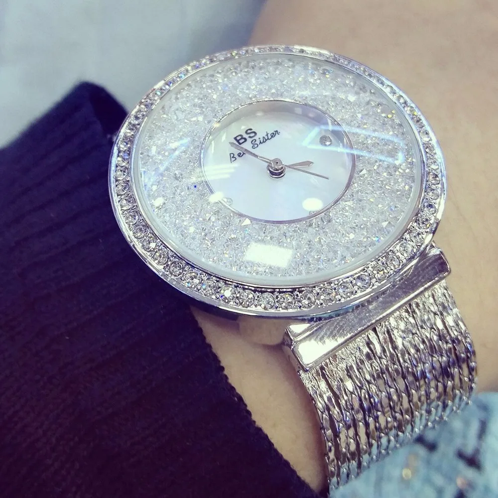 Горячая распродажа Женские часы модные бриллиантовые нарядные часы высокого качества роскошные стразы женские наручные кварцевые часы Прямая поставка