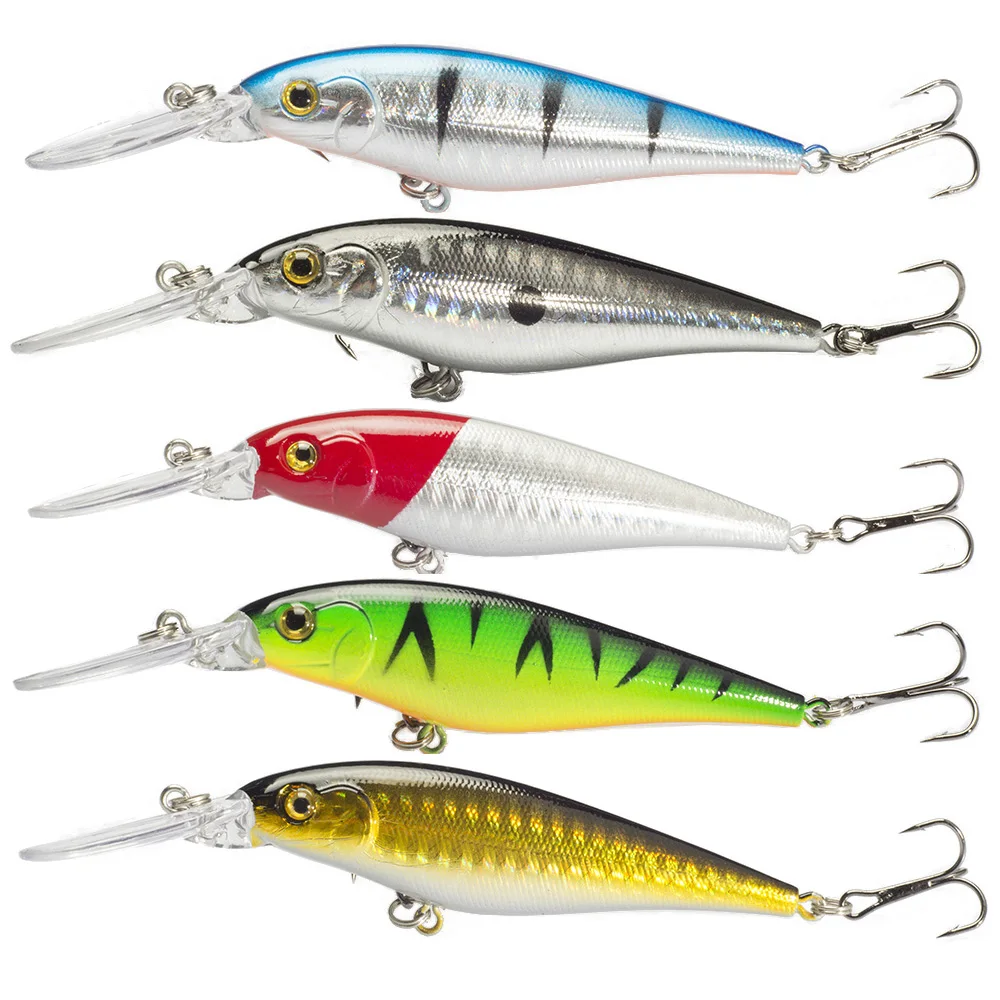 

SEALURER 5Pcs/lot Minnow Fishing Lures 11cm 10.5g Hard Bait Isca Artificial 6# Hooks Fishing Tackle Japan Wobbler Swimbait