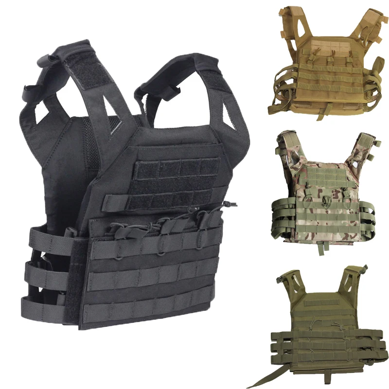 

Men's Hunting Body Armor Tactical JPC Vest Carrier Vest With Plate Ammo Magazine Chest Rig Airsoft Paintball Loading Bear System