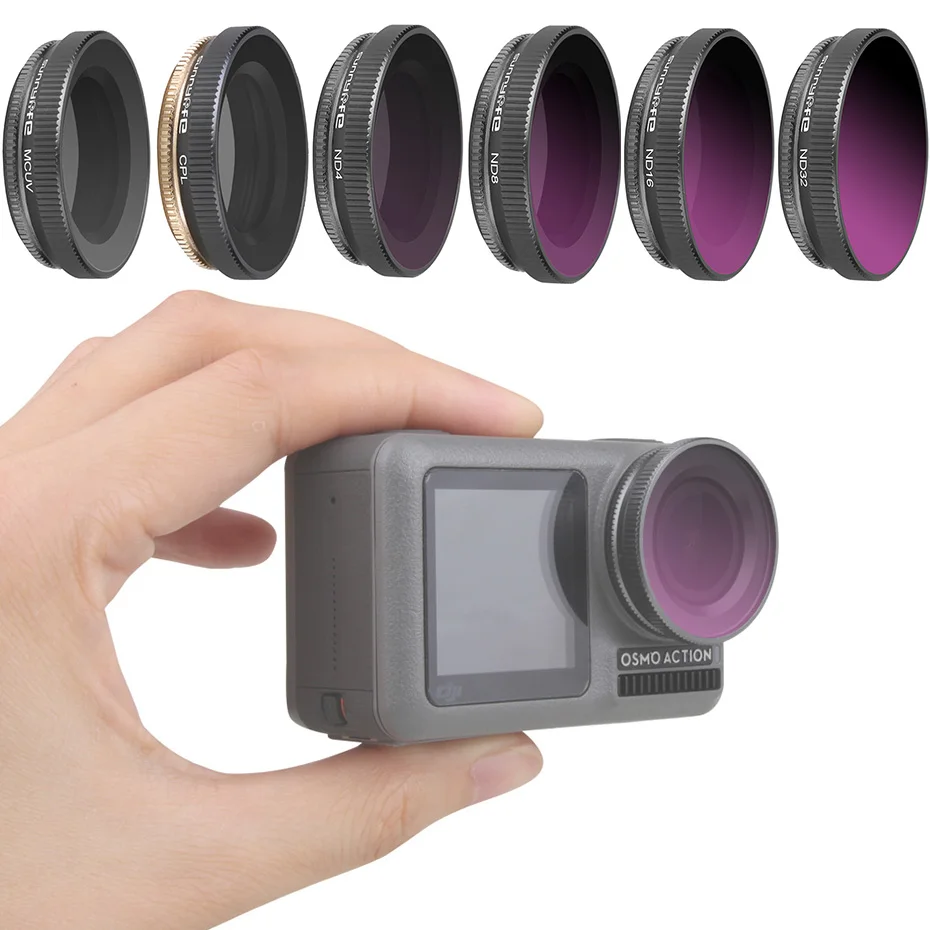 Фильтр для объектива из оптического стекла osmo Action UV CPL ND 4 8 16 32 PL фильтры
