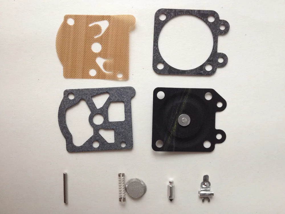 

5sets Carburetor rebuilt Diaphragm repair gasket kit for Walbro D20 WAT Zenoah chainsaw G3800 4500 5200 5800 and MS170 180 018