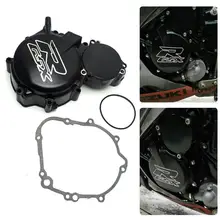 Двигатель статора Картера Обложка для Suzuki GSX-R600 GSX-R 750 2006- черный