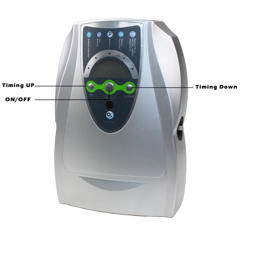 Портативный очиститель воздуха генератор озона машина дезинфекция AC100-240V 12 В плотность генерации озона 500 мг фрукты овощи вода еда